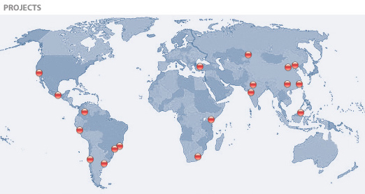 east asia map with cities. world map